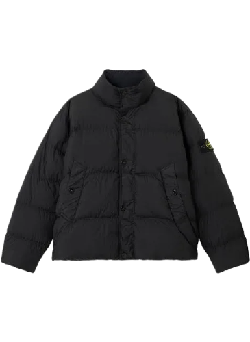 Doudoune sans capuche Stone Island Noir