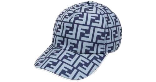 Casquette fendi bleu