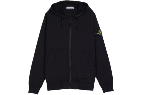 Gilet Zip Stone Island Noir