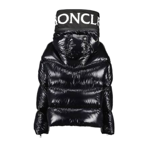 Doudoune Huppe Moncler Noir