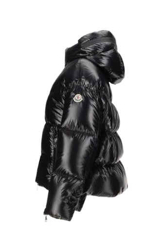 Doudoune Huppe Moncler Noir